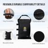 imageCROWN SHADES Sand Bags for Canopy Legs Sandbags for WeightSandbags for Canopy Tent Bags WeightsBlack