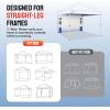 imageCROWN SHADES SideWall Silver for 10x10 Pop Up Canopy with 6 Pockets 1 Pack Sidewall Only with Silver Coating 1 Pack BlueBlue