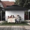 imageCROWN SHADES SunWall Silver Coated for 10x10 Pop up Canopy Tent with Targets 1 Pack Sidewall Only with Silver Coating 1 Pack WhiteBlack
