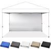 imageCROWN SHADES SunWall Silver Coated for 10x10 Pop up Canopy Tent with Targets 1 Pack Sidewall Only with Silver Coating 1 Pack WhiteKhaki