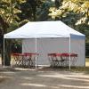 imageCROWN SHADES SunWall Silver Coated for 10x10 Pop up Canopy Tent with Targets 1 Pack Sidewall Only with Silver Coating 1 Pack WhiteWhite