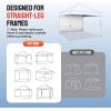 imageCROWN SHADES SunWall Silver Coated for 10x10 Pop up Canopy Tent with Targets 1 Pack Sidewall Only with Silver Coating 1 Pack WhiteWhite