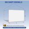 imageCROWN SHADES SunWall Silver Coated for 10x10 Pop up Canopy Tent with Targets 1 Pack Sidewall Only with Silver Coating 1 Pack WhiteWhite