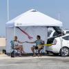 imageCROWN SHADES SunWall Silver Coated for 10x10 Pop up Canopy Tent with Targets 1 Pack Sidewall Only with Silver Coating 1 Pack WhiteWhite