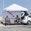 imageCROWN SHADES SunWall Silver Coated for 10x10 Pop up Canopy Tent with Targets 1 Pack Sidewall Only with Silver Coating 1 Pack WhiteWhite