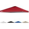 imageCROWN SHADES 10x10 Canopy Replacement Top  Only Compatible with Crown Shades RM100H Series Silver Coated with Air Vent White Top OnlyRed