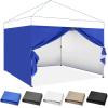 imageCROWN SHADES 8x8 Canopy Sidewalls 4pck  Replacement Walls for 8x8 Gazebo Event Shelter Accessories  WhiteBlue
