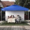 imageCROWN SHADES SunWall Silver Coated for 10x10 Pop up Canopy Tent with Targets 1 Pack Sidewall Only with Silver Coating 1 Pack BlueBlue