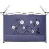 imageCROWN SHADES SunWall Silver Coated for 10x10 Pop up Canopy Tent with Targets 1 Pack Sidewall Only with Silver Coating 1 Pack BlueGrey White