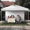 imageCROWN SHADES SunWall Silver Coated for 10x10 Pop up Canopy Tent with Targets 1 Pack Sidewall Only with Silver Coating 1 Pack BlueWhite