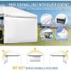 imageCROWN SHADES SunWall Silver Coated for 10x10 Pop up Canopy Tent with Targets 1 Pack Sidewall Only with Silver Coating 1 Pack BlueWhite
