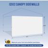 imageCROWN SHADES SunWall Silver Coated for 10x10 Pop up Canopy Tent with Targets 1 Pack Sidewall Only with Silver Coating 1 Pack BlueWhite