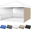 imageCROWN SHADES 10x10 Canopy Sidewalls 4pck  Canopy Walls 10x10 Sidewalls for Canopy  Canopy Cover Canopy Accessories GreyKhaki
