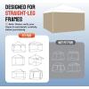 imageCROWN SHADES 10x10 Canopy Sidewalls 4pck  Canopy Walls 10x10 Sidewalls for Canopy  Canopy Cover Canopy Accessories GreyKhaki