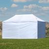 imageCROWN SHADES 10x10 Canopy Sidewalls 4pck  Canopy Walls 10x10 Sidewalls for Canopy  Canopy Cover Canopy Accessories GreyWhite